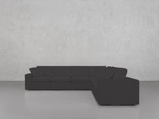 6 - Seat Modular Corner Right Sectional - 7th Avenue