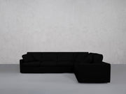 6-Seat Modular Corner Right Sectional (Thin Arms) - 7th Avenue