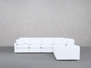 6-Seat Modular Corner Right Sectional (Thin Arms) - 7th Avenue