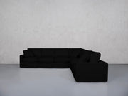 6-Seat Modular Corner Right Sectional (Thin Arms) - 7th Avenue