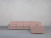 6-Seat Modular Corner Right Sectional (Thin Arms) - 7th Avenue