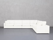 6-Seat Modular Corner Right Sectional (Thin Arms) - 7th Avenue