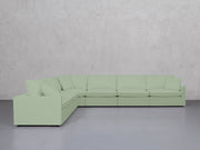 6-Seat Modular Corner Right Sectional (Thin Arms) - 7th Avenue