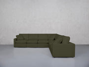 6-Seat Modular Corner Right Sectional (Thin Arms) - 7th Avenue