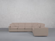 6-Seat Modular Corner Right Sectional (Thin Arms) - 7th Avenue