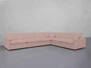6-Seat Modular Corner Right Sectional (Thin Arms) - 7th Avenue