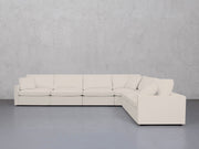6-Seat Modular Corner Right Sectional (Thin Arms) - 7th Avenue