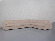 6-Seat Modular Corner Right Sectional (Thin Arms) - 7th Avenue