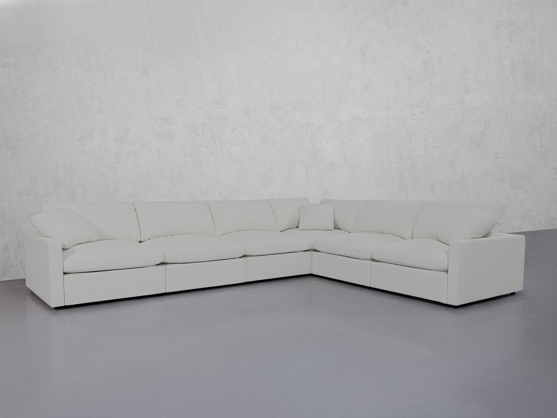 6-Seat Modular Corner Right Sectional (Thin Arms) - 7th Avenue