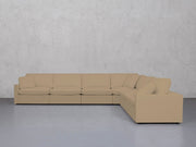 6-Seat Modular Corner Right Sectional (Thin Arms) - 7th Avenue