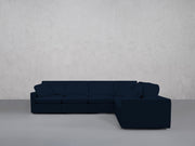 6-Seat Modular Corner Right Sectional (Thin Arms) - 7th Avenue