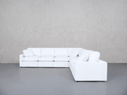 6-Seat Modular Corner Right Sectional (Thin Arms) - 7th Avenue