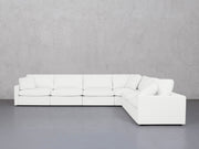 6-Seat Modular Corner Right Sectional (Thin Arms) - 7th Avenue