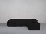 6-Seat Modular Corner Right Sectional (Thin Arms) - 7th Avenue