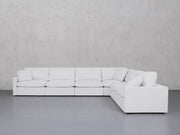 6-Seat Modular Corner Right Sectional (Thin Arms) - 7th Avenue
