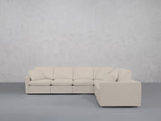6-Seat Modular Corner Right Sectional (Thin Arms) - 7th Avenue