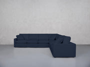 6-Seat Modular Corner Right Sectional (Thin Arms) - 7th Avenue