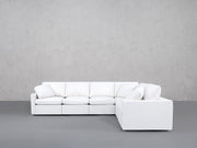 6-Seat Modular Corner Right Sectional (Thin Arms) - 7th Avenue