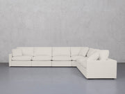 6-Seat Modular Corner Right Sectional (Thin Arms) - 7th Avenue