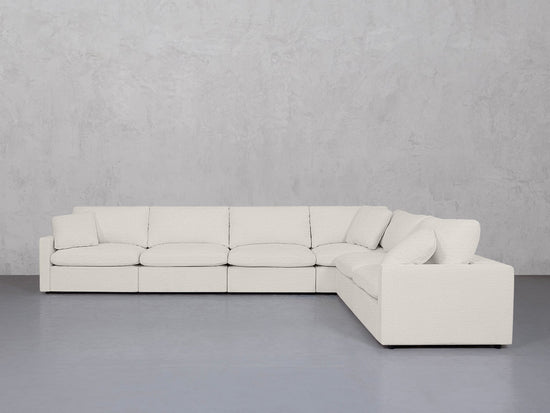 6-Seat Modular Corner Right Sectional (Thin Arms) - 7th Avenue