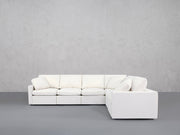 6-Seat Modular Corner Right Sectional (Thin Arms) - 7th Avenue