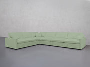6-Seat Modular Corner Right Sectional (Thin Arms) - 7th Avenue