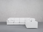 6-Seat Modular Corner Right Sectional (Thin Arms) - 7th Avenue