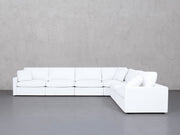 6-Seat Modular Corner Right Sectional (Thin Arms) - 7th Avenue