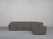 6-Seat Modular Corner Right Sectional (Thin Arms) - 7th Avenue