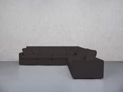 6-Seat Modular Corner Right Sectional (Thin Arms) - 7th Avenue