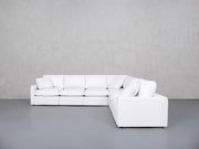 6-Seat Modular Corner Right Sectional (Thin Arms) - 7th Avenue