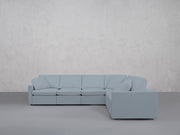 6-Seat Modular Corner Right Sectional (Thin Arms) - 7th Avenue