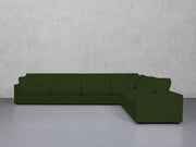 6-Seat Modular Corner Right Sectional (Thin Arms) - 7th Avenue