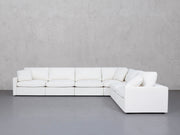 6-Seat Modular Corner Right Sectional (Thin Arms) - 7th Avenue