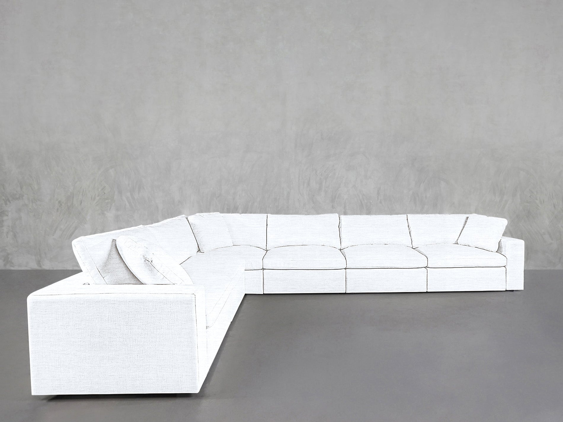 6 - Seat Modular Corner Sectional - 7th Avenue