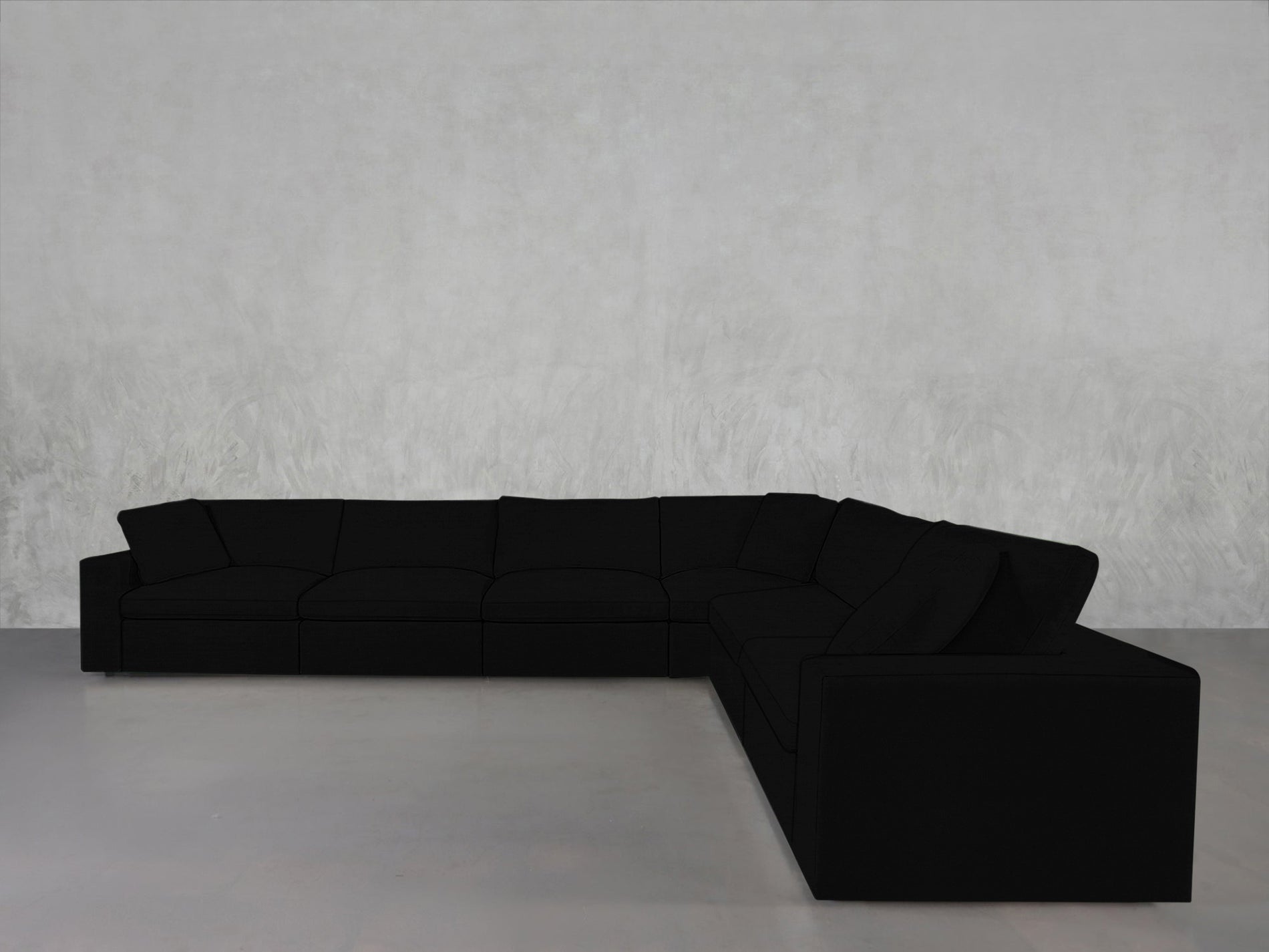 6-Seat Modular Corner Right Sectional