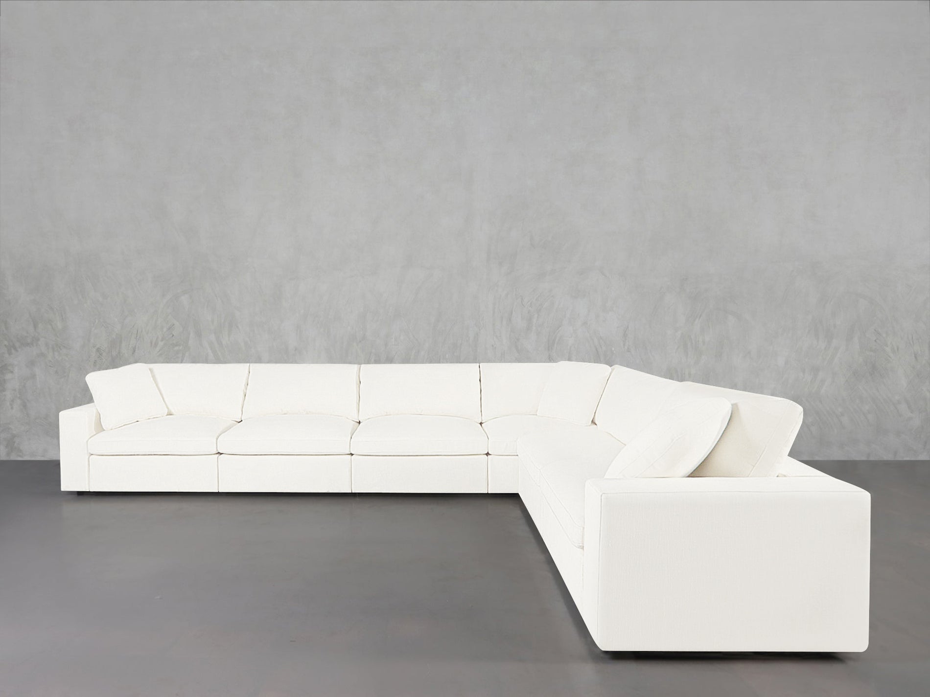 6-Seat Modular Corner Right Sectional