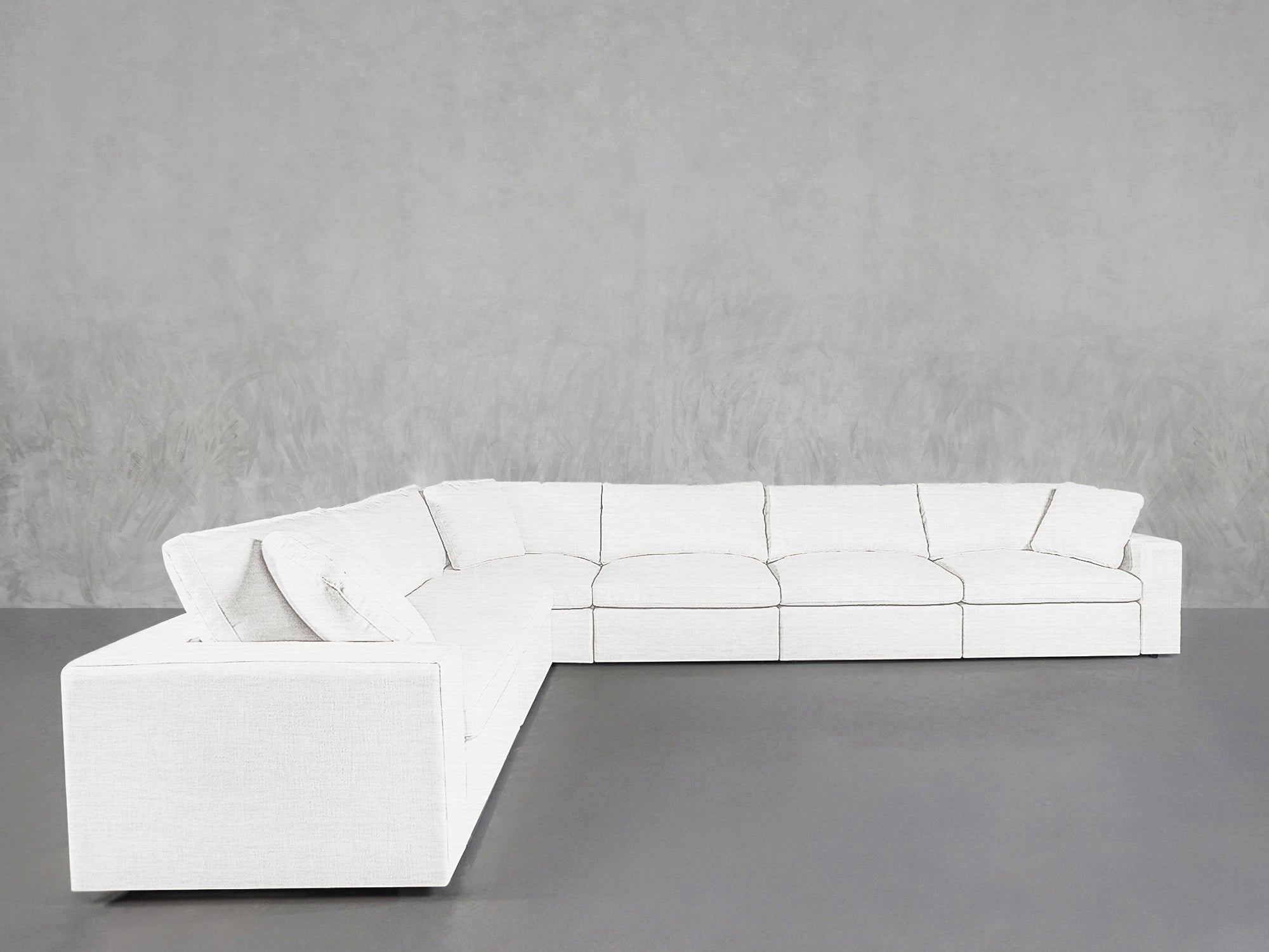 6 - Seat Modular Corner Sectional - 7th Avenue