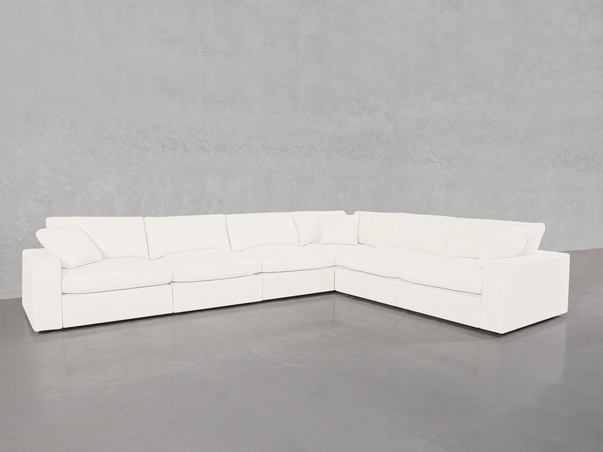 6-Seat Modular Corner Right Sectional