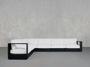6 - Seat Modular Corner Sectional Aluminum Outdoor - 7th Avenue