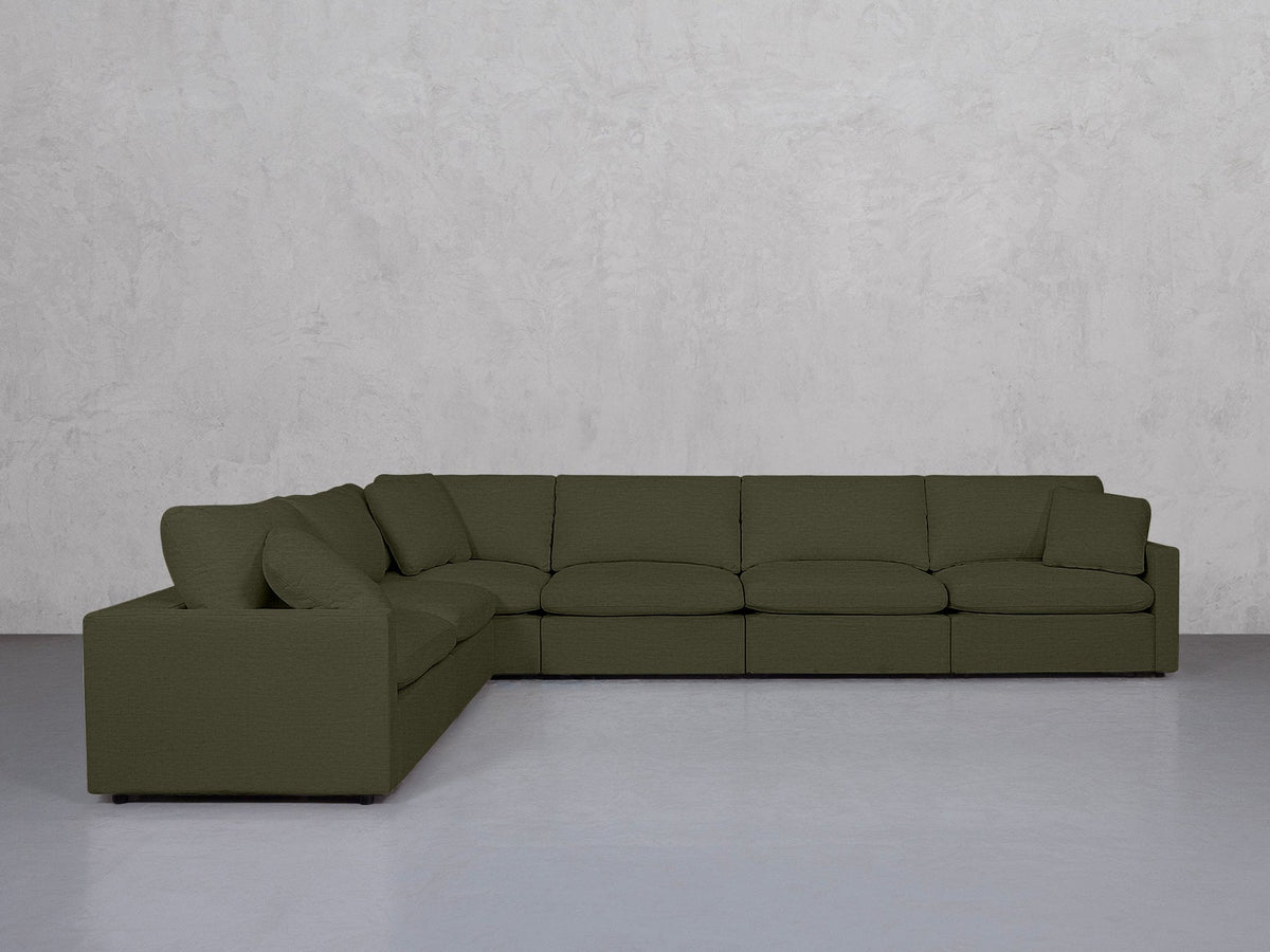 6-Seat Modular Corner Sectional (Thin Arms) - 7th Avenue