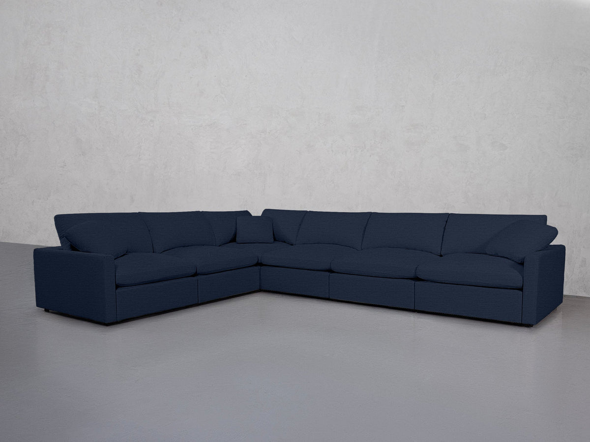 6-Seat Modular Corner Sectional (Thin Arms) - 7th Avenue