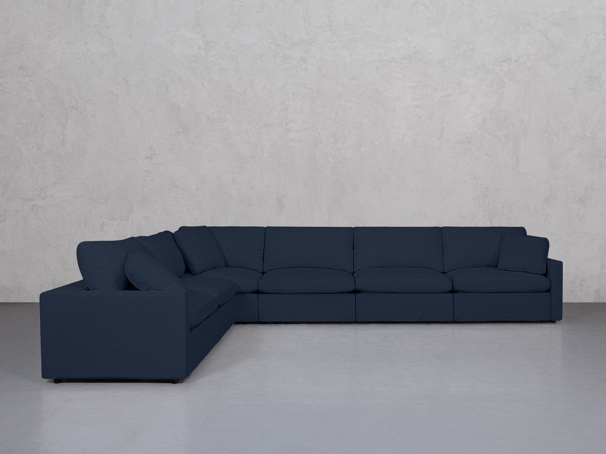 6-Seat Modular Corner Sectional (Thin Arms) - 7th Avenue
