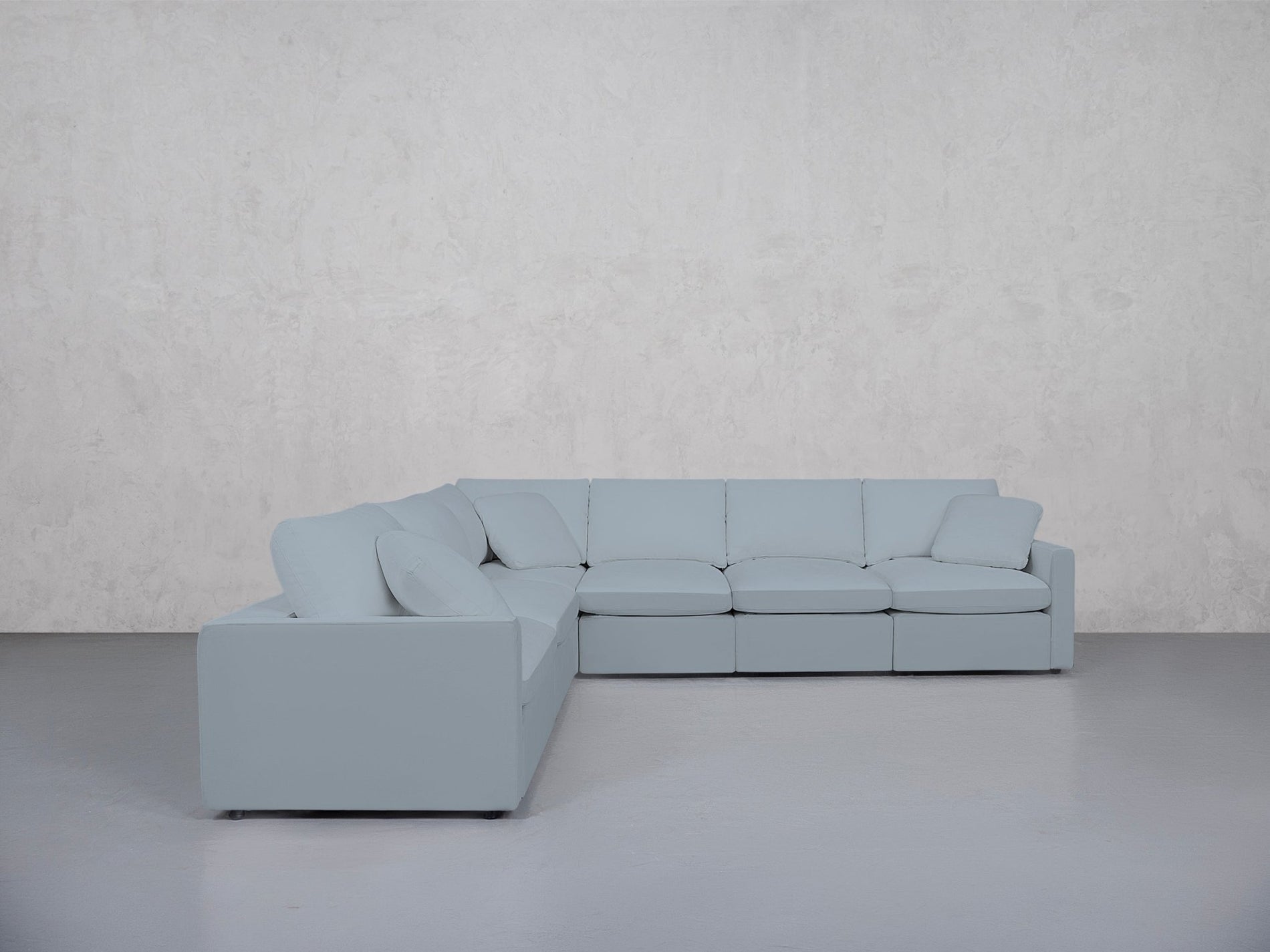 6-Seat Modular Corner Sectional (Thin Arms) - 7th Avenue