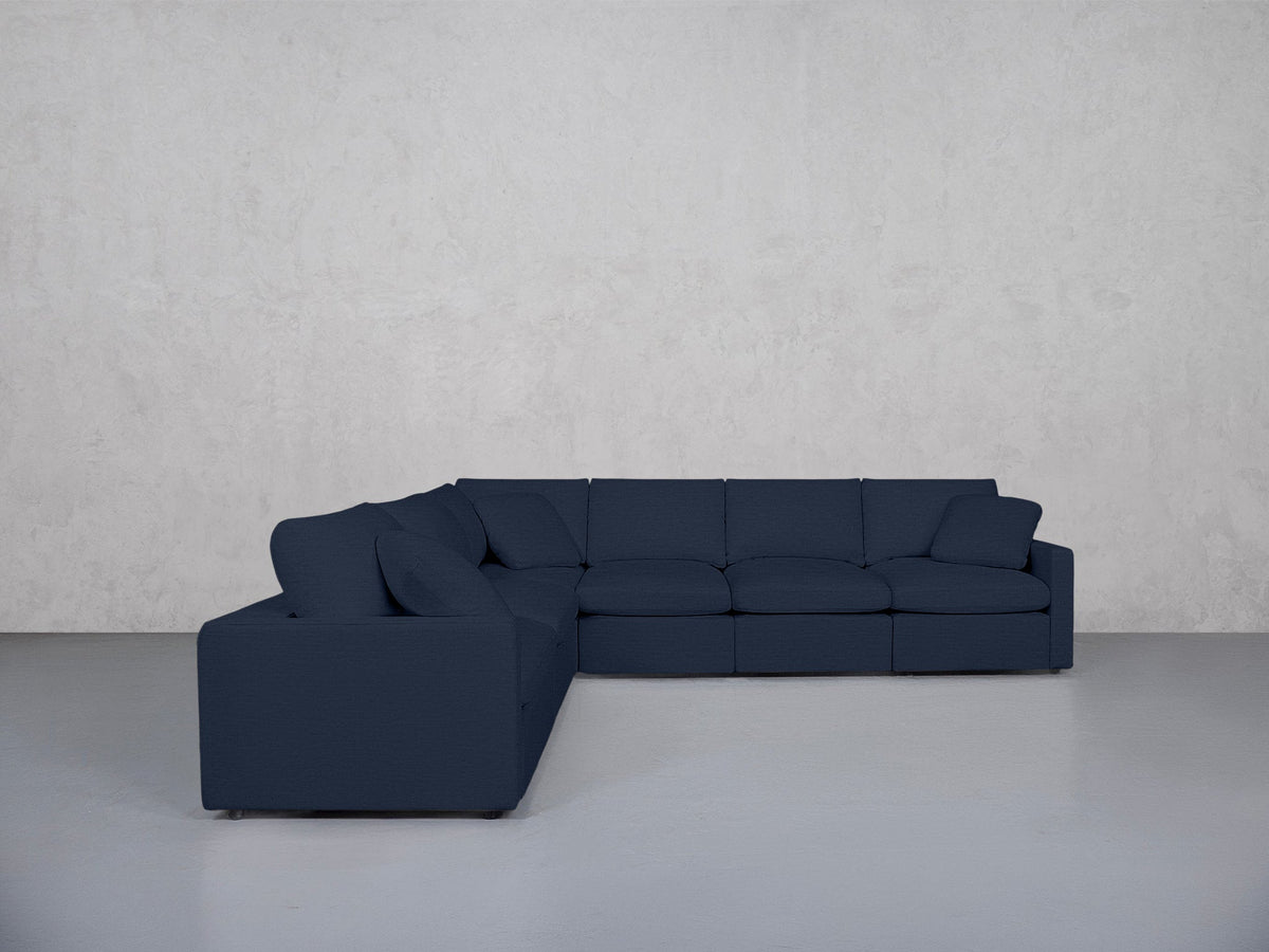 6-Seat Modular Corner Sectional (Thin Arms) - 7th Avenue