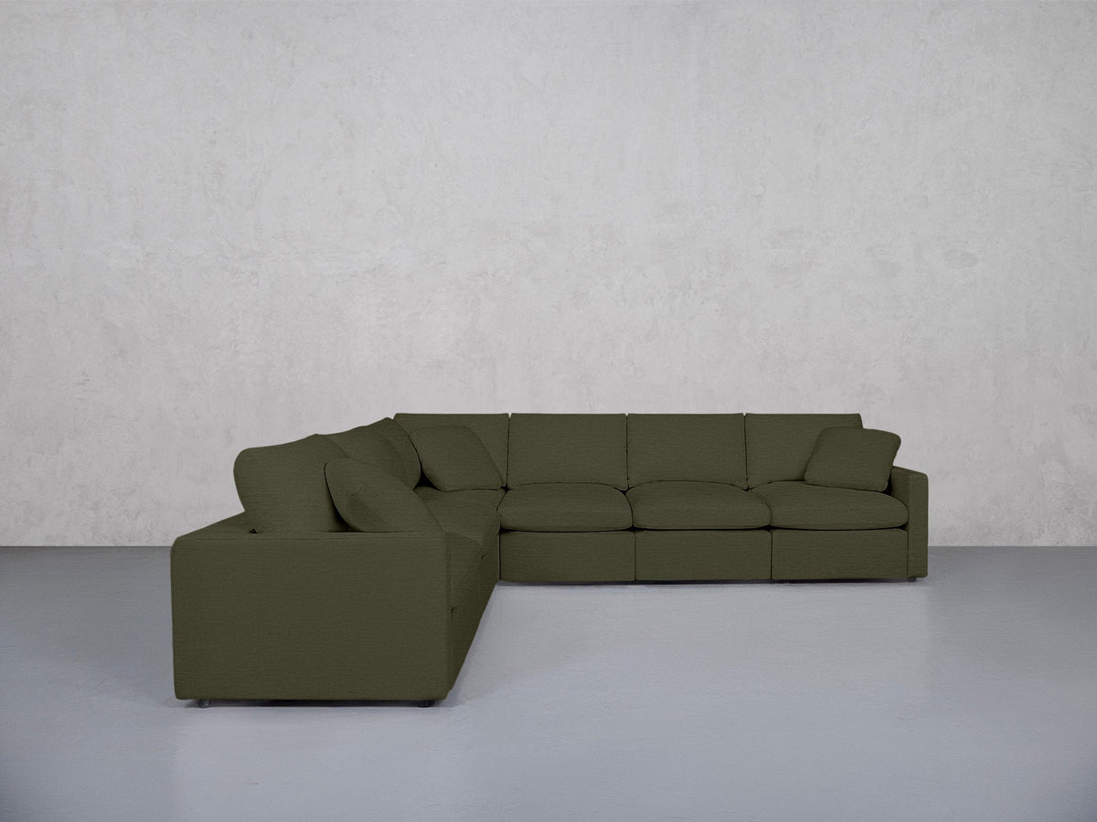 6-Seat Modular Corner Sectional (Thin Arms) - 7th Avenue