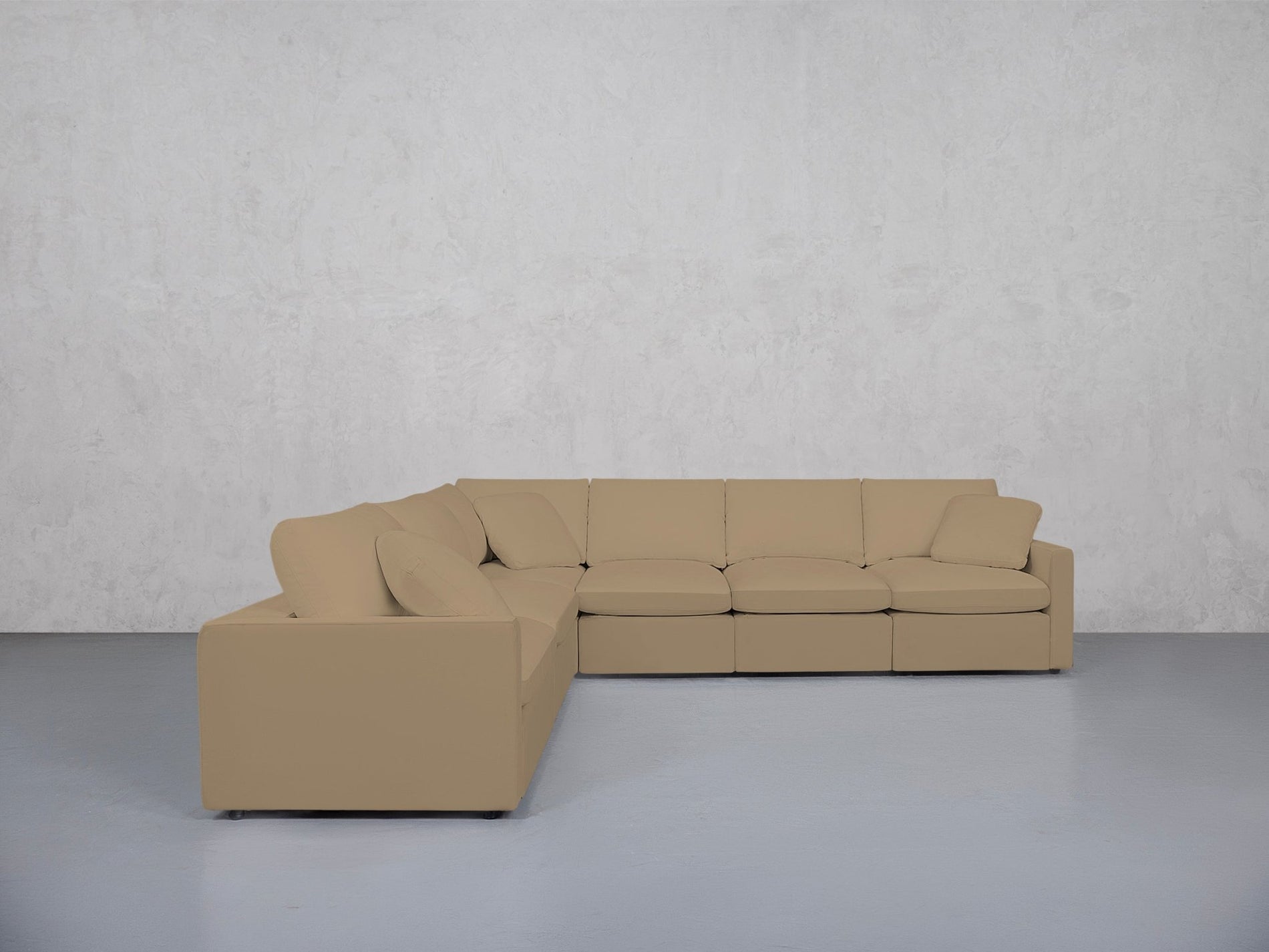 6-Seat Modular Corner Sectional (Thin Arms) - 7th Avenue
