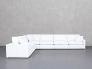 6-Seat Modular Corner Sectional (Thin Arms) - 7th Avenue