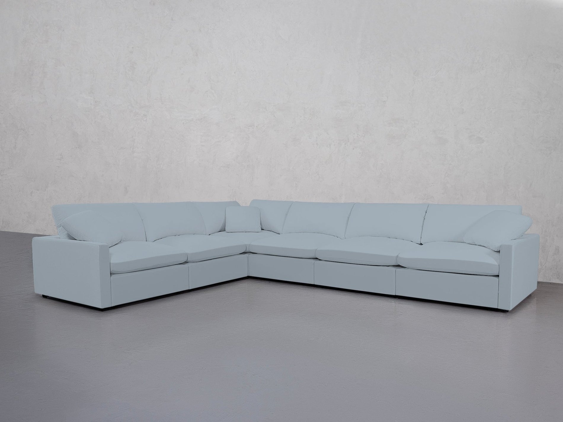 6-Seat Modular Corner Sectional (Thin Arms) - 7th Avenue
