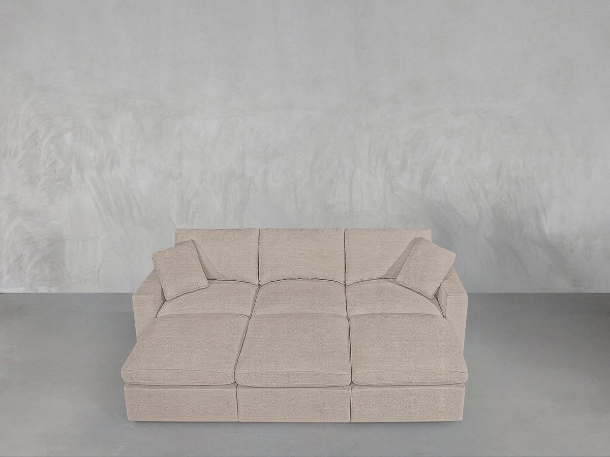 6-Seat Modular Daybed - 7th Avenue